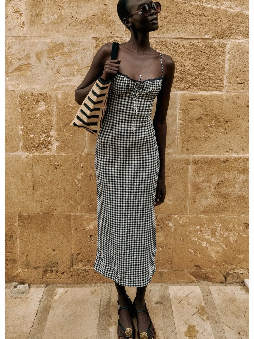 Zara Gingham Dress - Picture 2 of 2